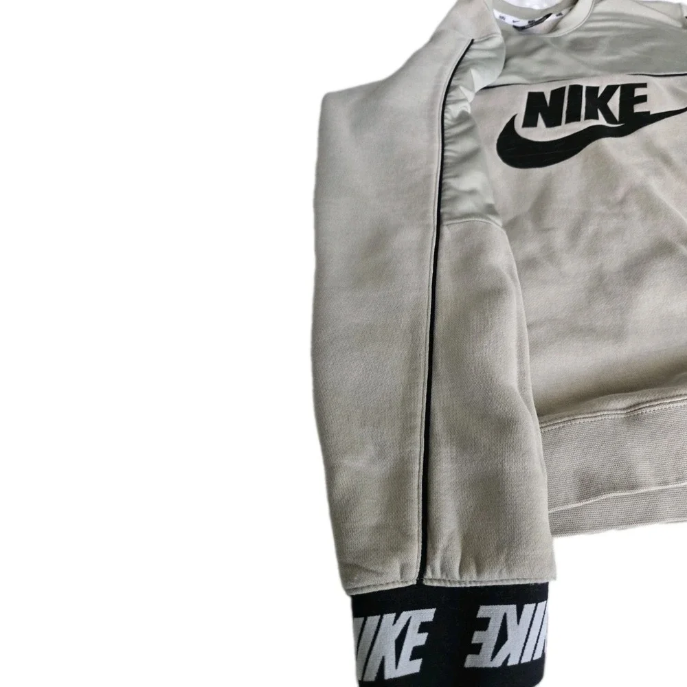 Nike y2k big logo beige swoosh center logo 11B0358